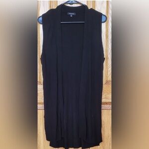 98- Verve Ami Textured Navy open face cardigan sweater